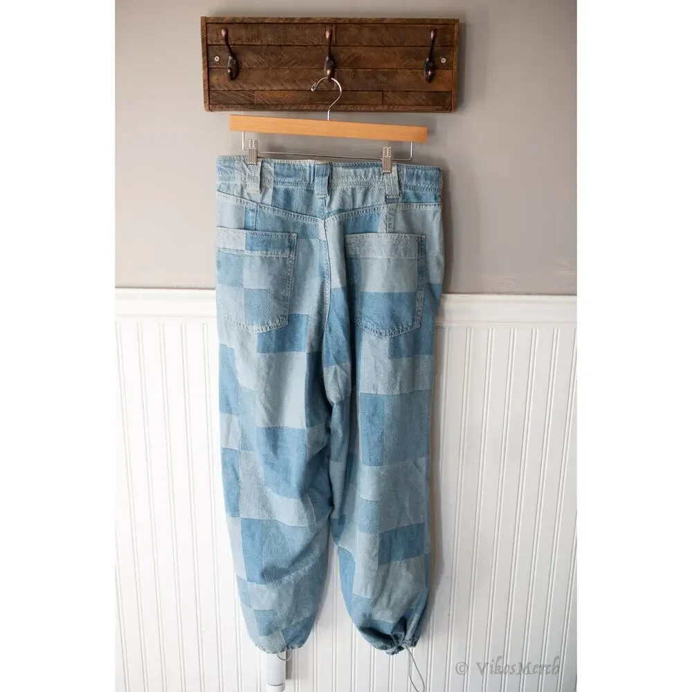 Free People We The Free Newbies Slouchy Jeans Large NEW - Picture 5 of 6